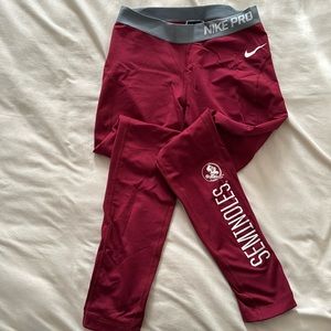 Nike Drifit Fleece Lined FSU leggings